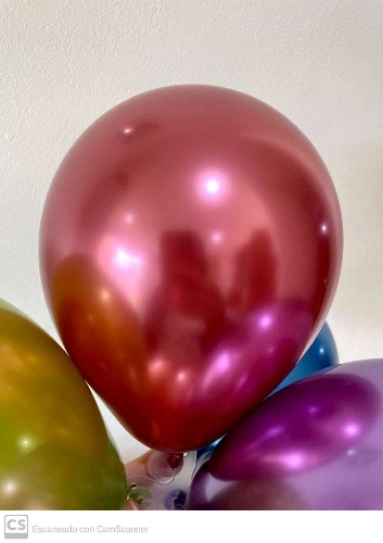 Globo Cromado 5 " Rosa Fuerte