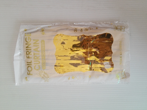 Cortina Metalizada Oro