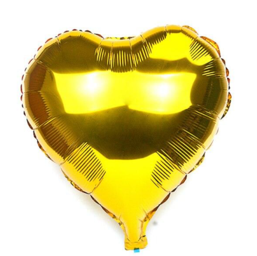 Globo Corazón Oro 18"