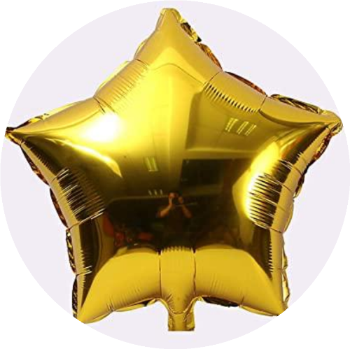 Globo Estrella Oro 18"