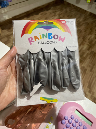 Globos Perlados Plata 9” x 10 u