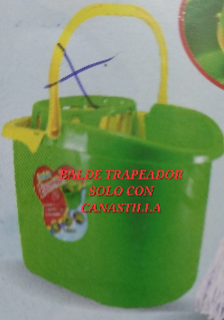 BALDE TRAPEADOR SOLO C/CANASTILLA