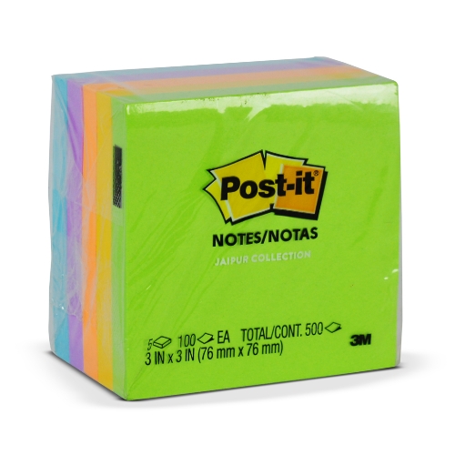POST IT NOTE 3X3 5COLS. 3M