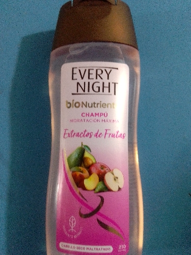Shampoo every night extractos de frutas  210 ml