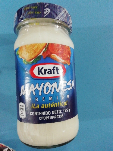 Mayonesa Kraft de 175g