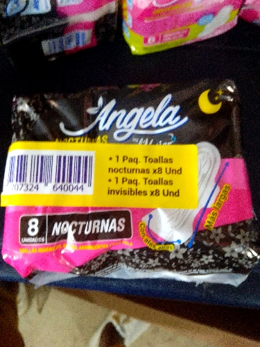 Toallas sanitarias Angela nocturnas