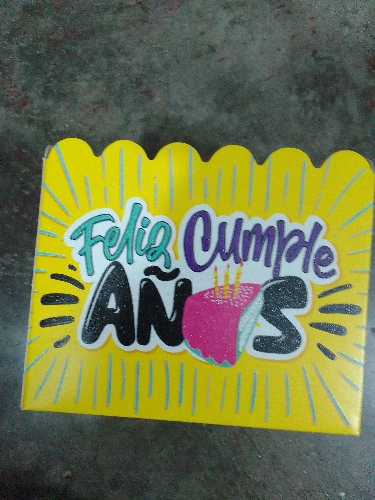 Caja feliz cumpleaños