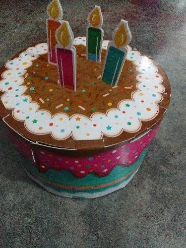 Caja tipo torta