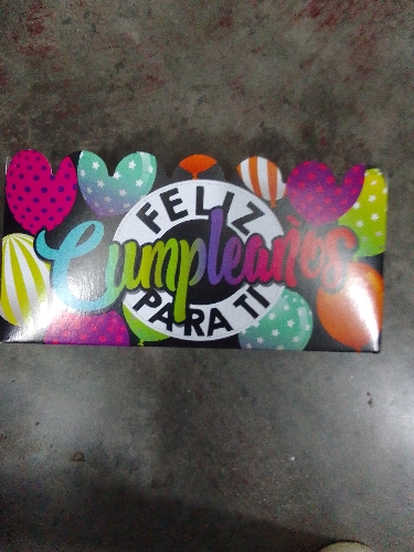 Caja feliz cumpleaños grande