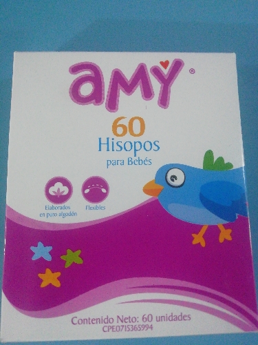 Hisopos Amy 60 unid