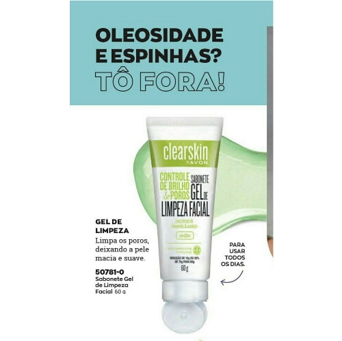 JABÓN EN GEL FACIAL CLEARSKIN CONTROL DE BRILLO Y POROS - 50G