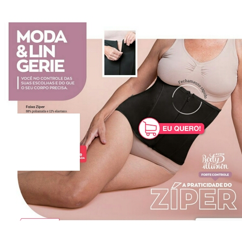 Faja negro con cierre-tamaño P-M