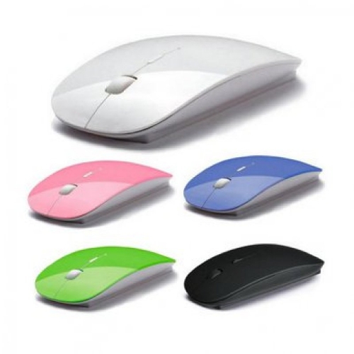 Mouse inalámbrico Ultradelgado Slim Negro Tipo Mac