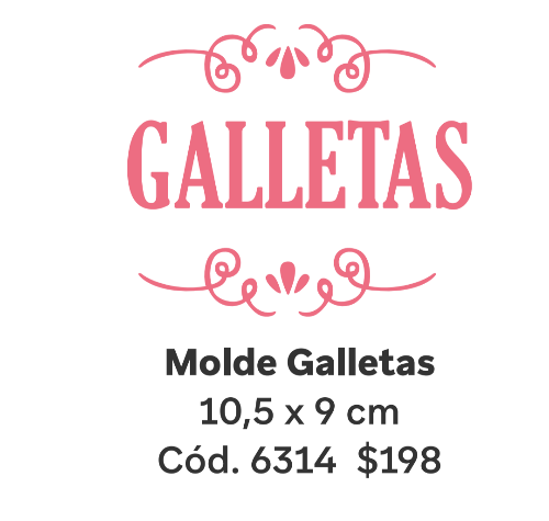 404 Molde galleta