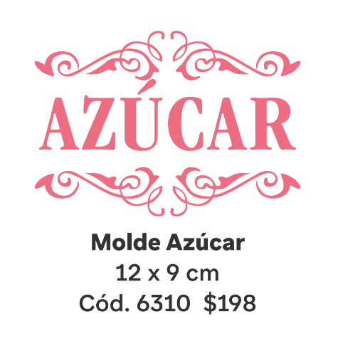 6310 Molde azucar