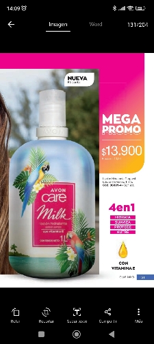 Crema mil vitamina E Avon