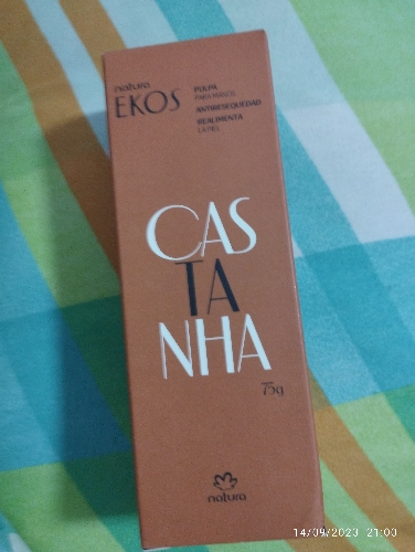 Crema manos castanha