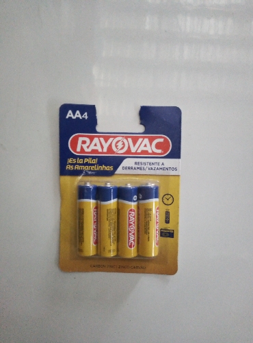Baterías Rayovac AA amarillas