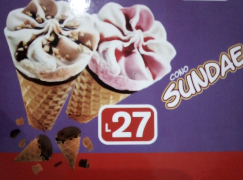 Cono sundae chocolate