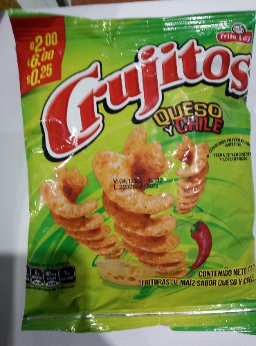 Crujitos queso y Chile