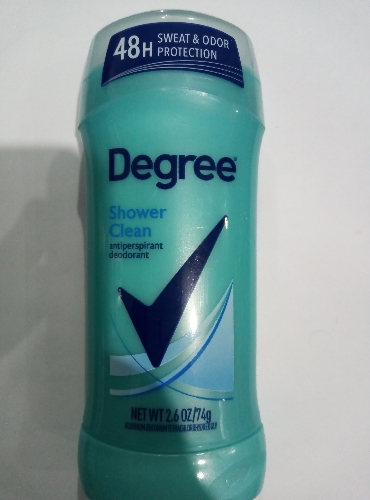 Degree mujer shower clean