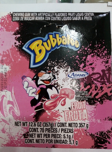 Bubbaloo fruta