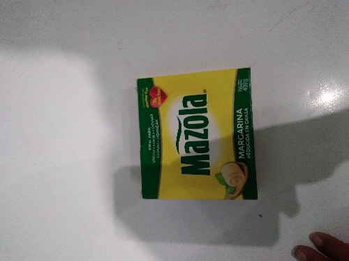 Caja de margarina mazola 400 g