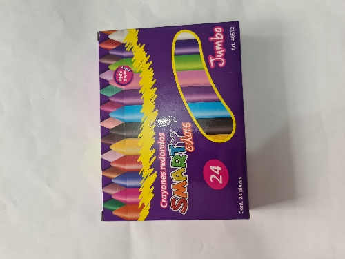 Crayones redondos Smarty Jumbo 24pzas