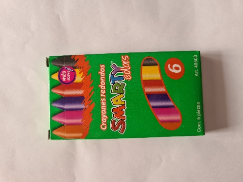 Crayones redondos Smarty 6 pzas