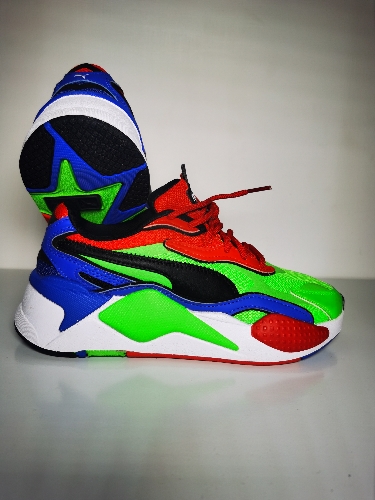 800 Puma Rsx Verde / Azul / Rojo No 22
