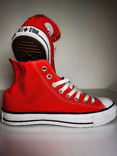 1032 Converse Bota Clasico Rojo No 25.5