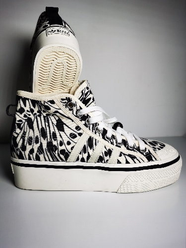 Adidas Nizza Platform Mid Blanco / Negro No 24