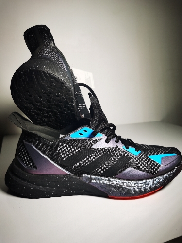 Adidas Boost Running Negro / Azul / Morado No 26.5