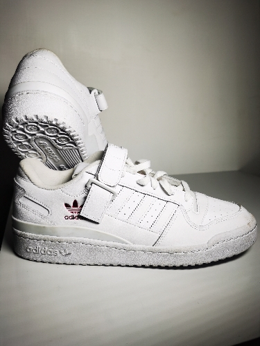 Adidas Casual 3 Streifen Blanco / Logo Rosa No 28