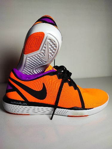 1557 Nike Lunarlon Naranja Intenso No 24