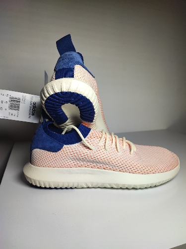 1622 Adidas Tubular Shadow Beige / Naranja / Azul No 28