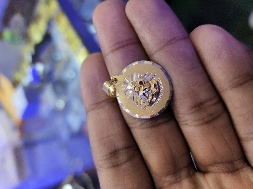 Medalla virgen Redonda 2.8