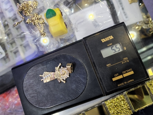 Medalla virgen 5.5 gramos