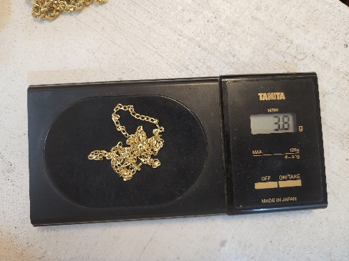 Cadena cubana 3.8 Gramos 20 pulgadas