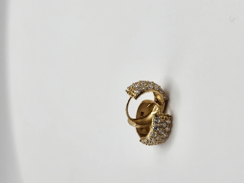 Arete diamantados 1.6 gramos