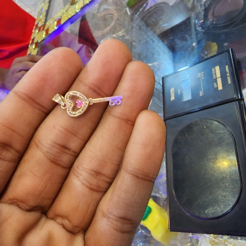 Medalla Llave Corazón 0.6 Gramos