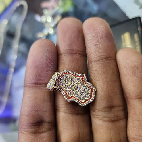 Medalla Mano de Fátima 3.5 Gramos
