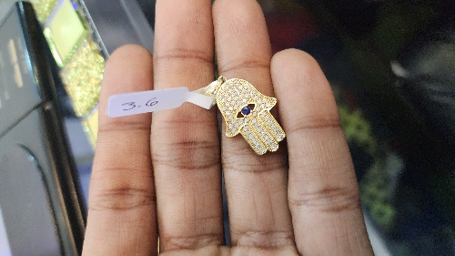 MEDALLA MANO DE FATIMA 3.6 GRAMOS