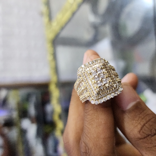 Anillo Full Diamantes 10.3 Gramos