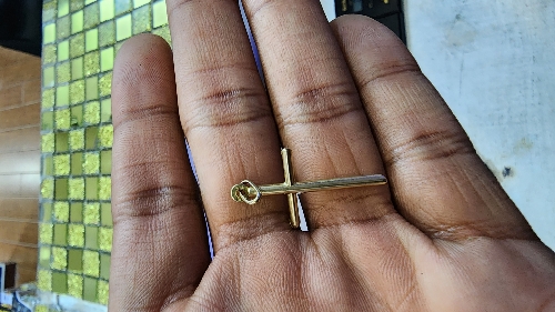 MEDALLA CRUZ 1.0 GRAMOS