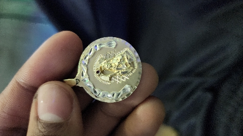 Medalla Virgen Redonda 4.9 Gramos