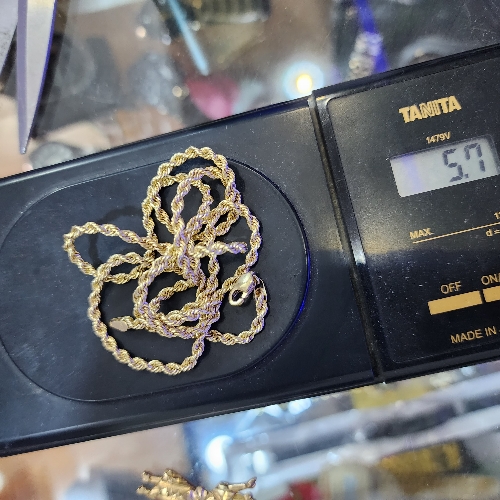 Cadena soga 5.7 Gramos 22 Pulgadas