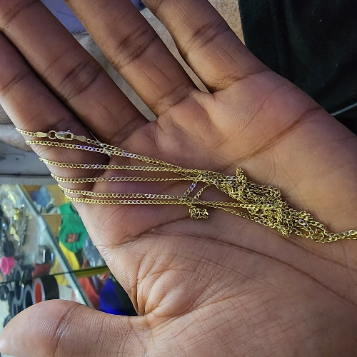 Cadena cubana para niños 2.5 Gramos