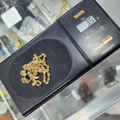 Cadena soga 22 pulgadas  3.4 Gramos