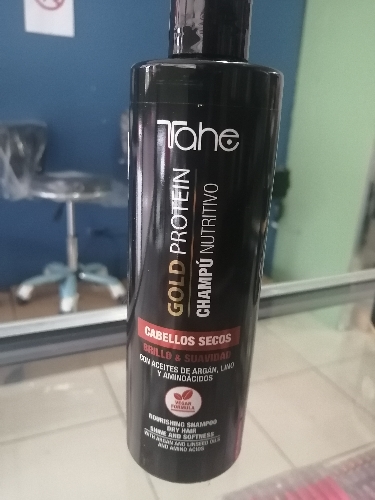 Tahe Shampoo Protein Gold Cabellos Secos 300ml